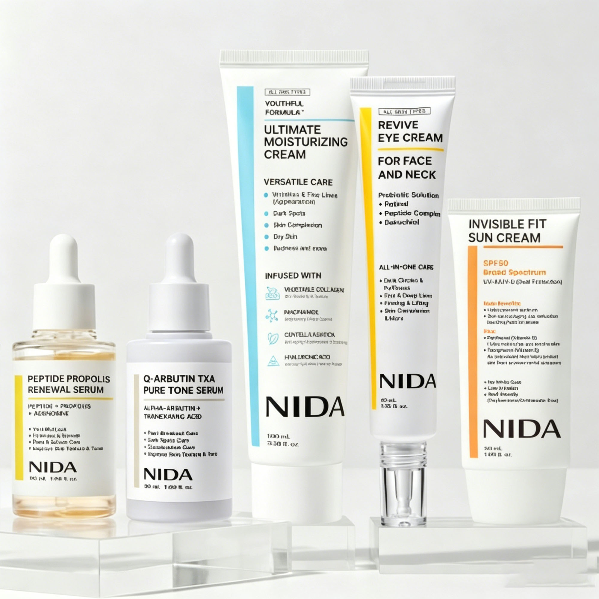 Skincare Retinol - Корейский увлажняющий крем для лица NIDA