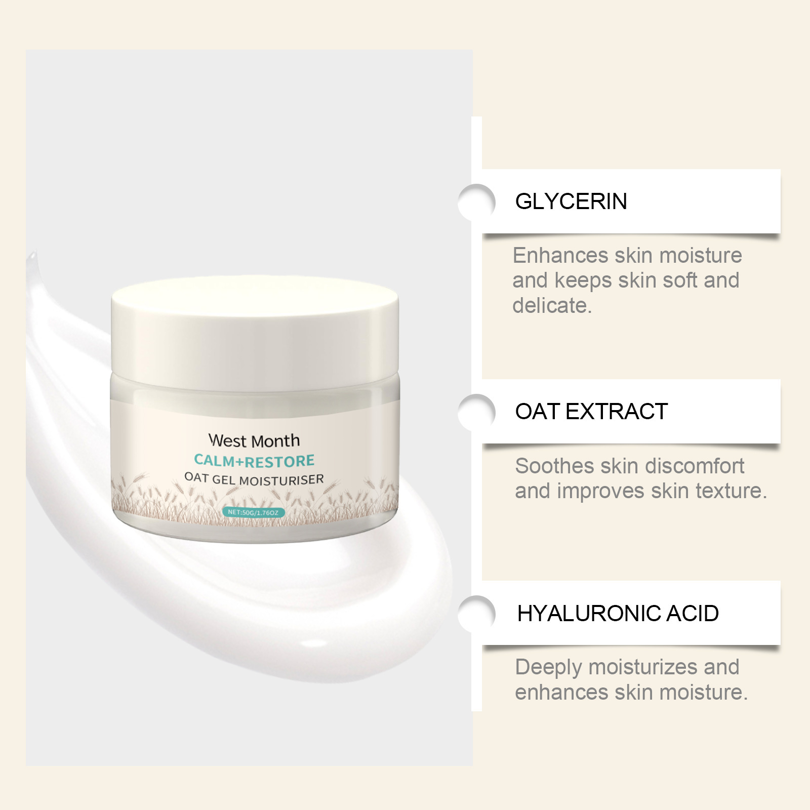 Увлажняющий крем для лица с ов – обзор и цена Skincare Oat